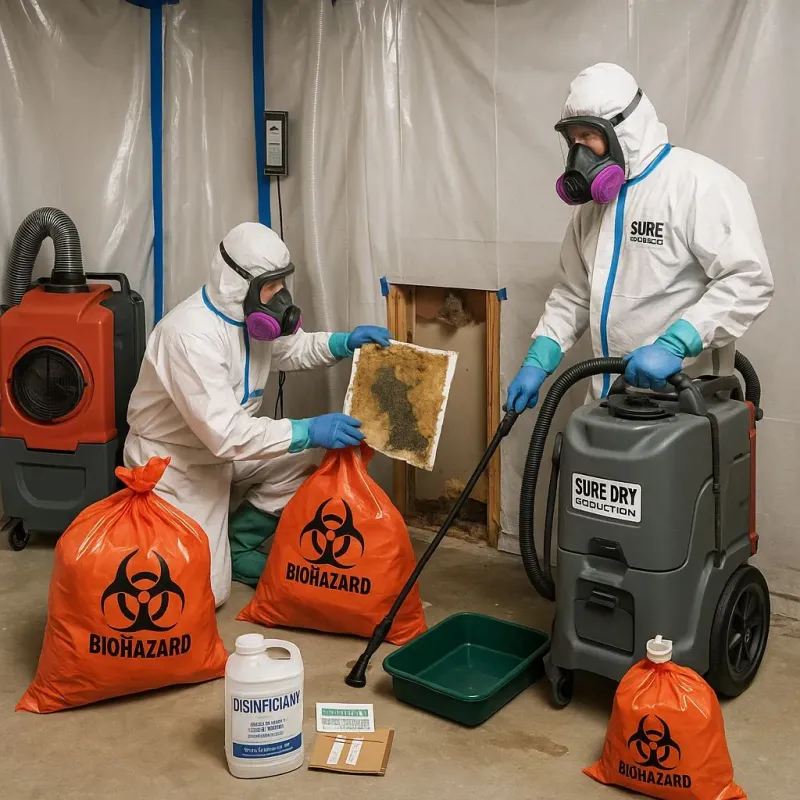 Contaminated Water Handling Protocols process in Hickory Hills, IL